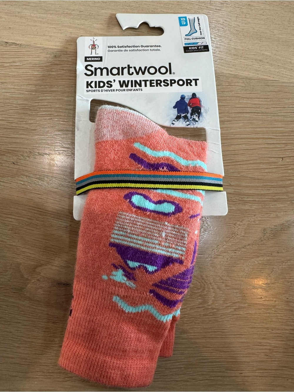 Smartwool Kids' Wintersport Full Cushion Over-the-Calf merino wool socks XS NWT